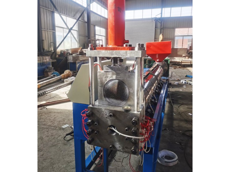 120型带液压换网机头挤出机