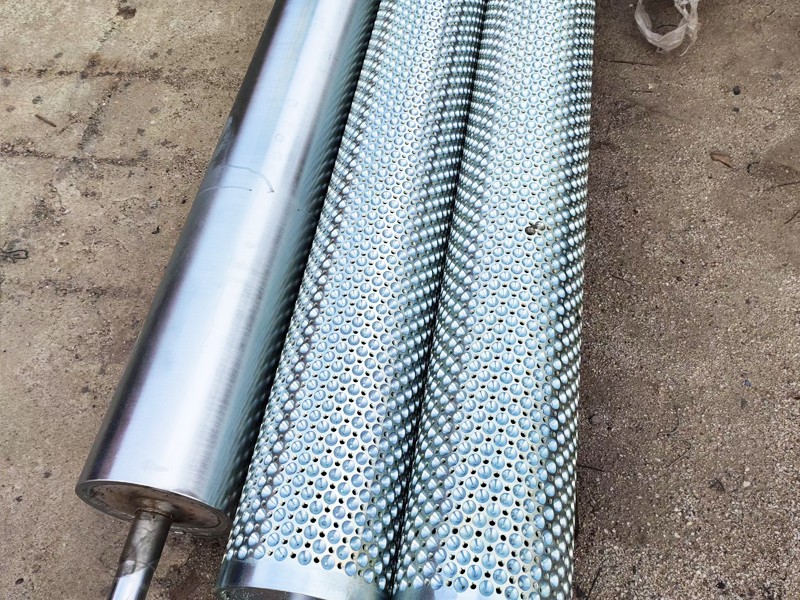 双凸型水土保护毯网辊子